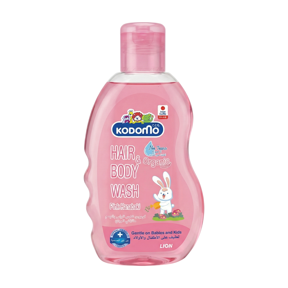 Kodomo Hair & Body Wash Pink Hanabaki 200 ml