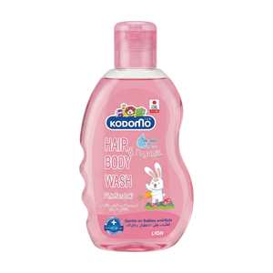 Kodomo Hair & Body Wash Pink Hanabaki 200 ml