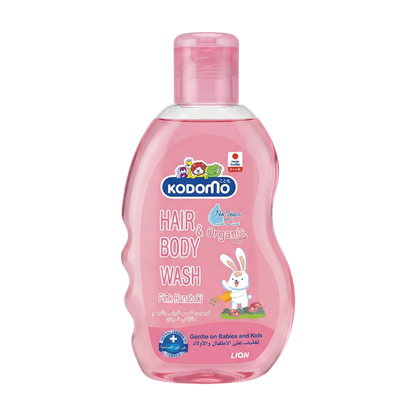 Kodomo Hair & Body Wash Pink Hanabaki 200 ml