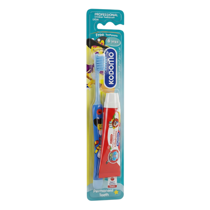 Kodomo Baby Toothbrush with Toothpaste 6+ years