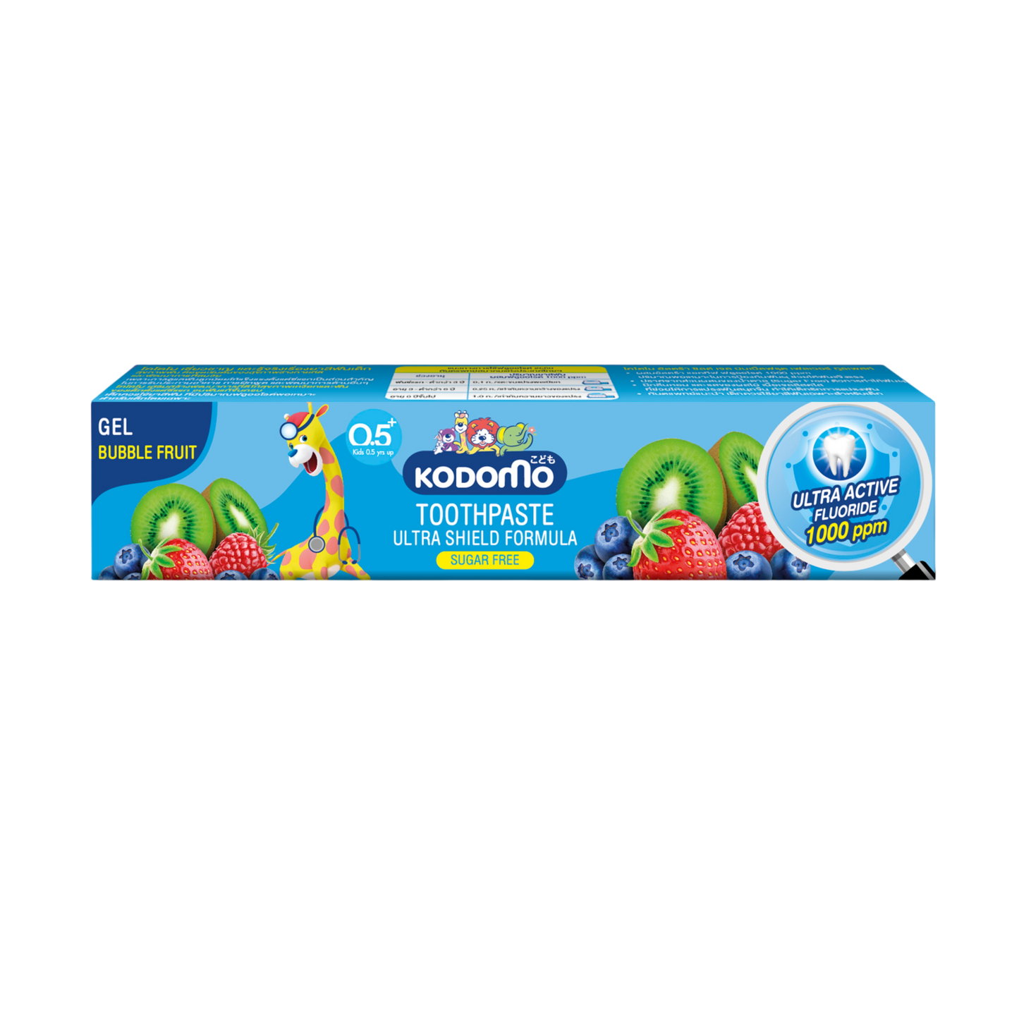 Kodomo Gel Toothpaste Bubble Fruit 40 gm